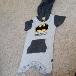 Batman Romper with hood